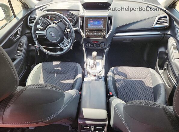 JF2SKAEC6KH435106 2019 SUBARU FORESTER White Vista del salpicadero