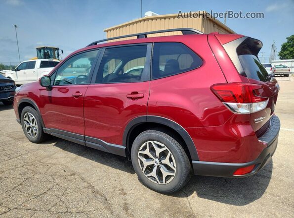 JF2SKAEC6KH443416 2019 SUBARU FORESTER Maroon Tył lewy