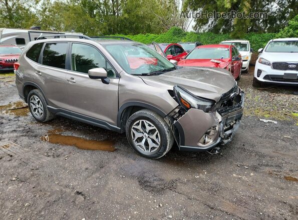JF2SKAEC7NH506916 2022 SUBARU FORESTER Tan Передня права чверть