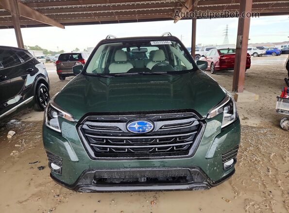JF2SKAEC8NH467902 2022 SUBARU FORESTER Green Vista frontal