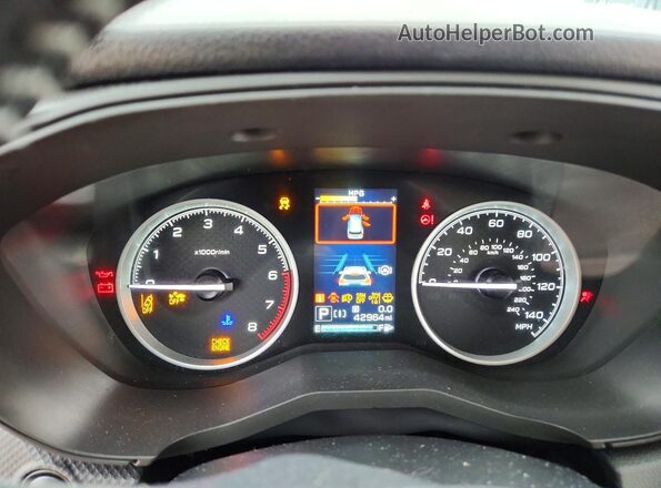 JF2SKAEC8PH444462 2023 SUBARU FORESTER Green ხელსაწყოთა პანელის ხედი