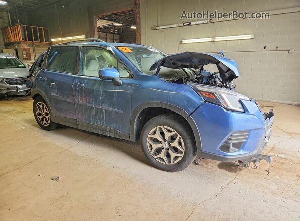 JF2SKAEC8PH480801 2023 SUBARU FORESTER Синий Передняя правая четверть