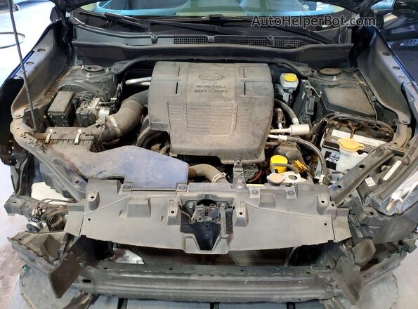 JF2SKAECXNH474334 2022 SUBARU FORESTER Черный Вид подкапотного пространства