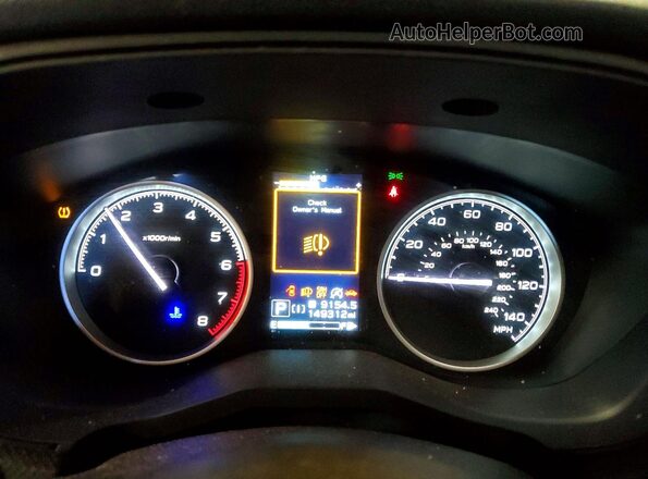 JF2SKAECXNH474334 2022 SUBARU FORESTER Черный Вид щитка приборов