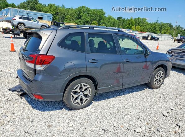 JF2SKAFC0MH447303 2021 SUBARU FORESTER Gray Trasero derecho