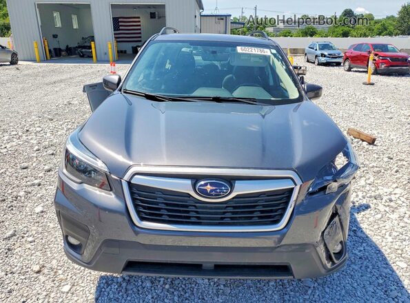 JF2SKAFC0MH447303 2021 SUBARU FORESTER Gray Vista frontal