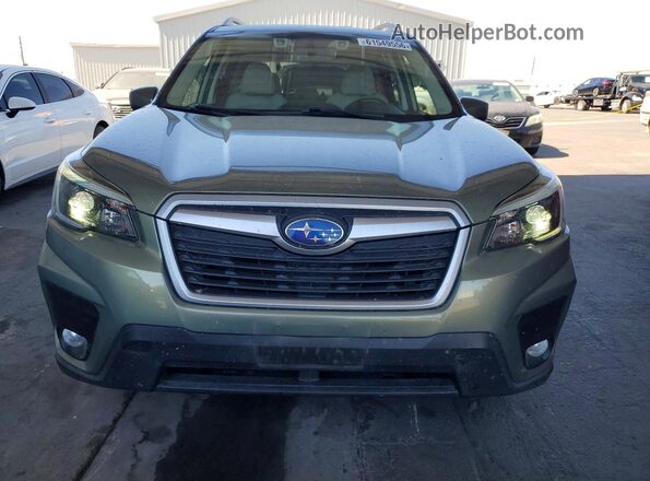 JF2SKAFC5MH404575 2021 SUBARU FORESTER Green Vista frontal