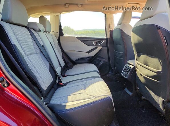 JF2SKAGC0KH425376 2019 SUBARU FORESTER Красный Вид задней части салона