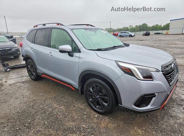 JF2SKAGC0NH419954 2022 SUBARU FORESTER Gray Przód prawy