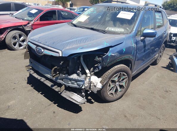 JF2SKAGC1KH595665 2019 SUBARU FORESTER Blue Vista frontal
