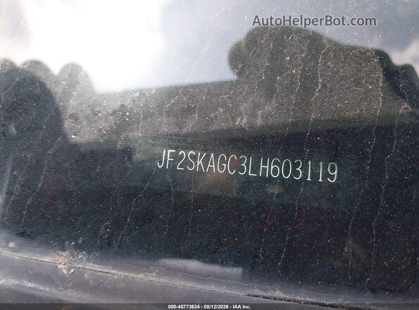 JF2SKAGC3LH603119 2020 SUBARU FORESTER Black Widok komory silnika