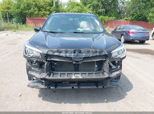 JF2SKAGC3LH603119 2020 SUBARU FORESTER Black Widok wnętrza z tyłu