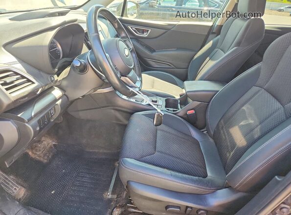 JF2SKAGC4KH413201 2019 SUBARU FORESTER Black Widok wnętrza z przodu