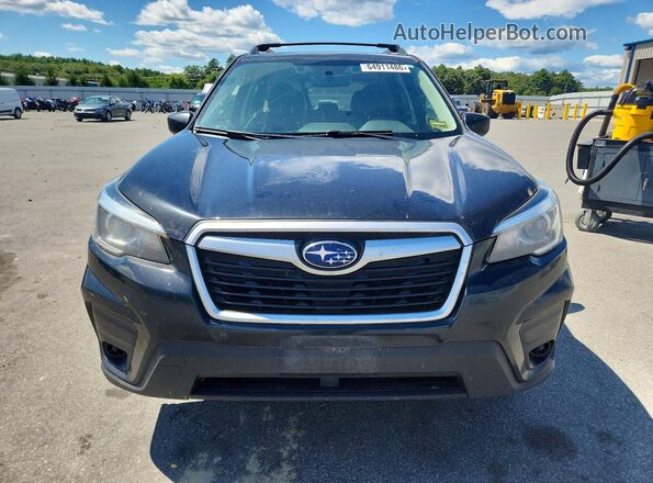 JF2SKAGC4KH413201 2019 SUBARU FORESTER Black Widok z przodu