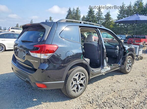 JF2SKAGC4KH566239 2019 SUBARU FORESTER Черный Задняя правая четверть
