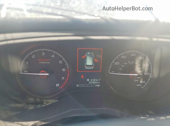 JF2SKAGC8RH469426 2024 SUBARU FORESTER Black ხელსაწყოთა პანელის ხედი