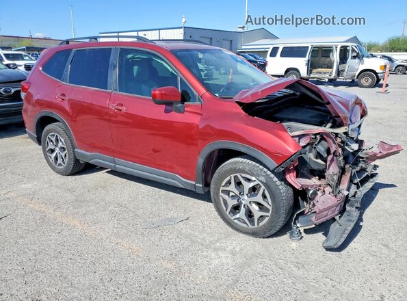 JF2SKAJC0LH413478 2020 SUBARU FORESTER Red Przód prawy