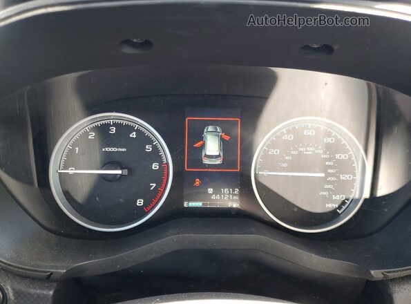 JF2SKAJC0LH413478 2020 SUBARU FORESTER Red Widok zestawu wskaźników