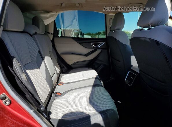JF2SKAJC0LH413478 2020 SUBARU FORESTER Red Widok tylnych siedzeń