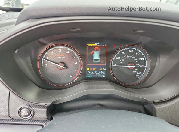 JF2SKAJC0NH502681 2022 SUBARU FORESTER Black Instrument cluster view