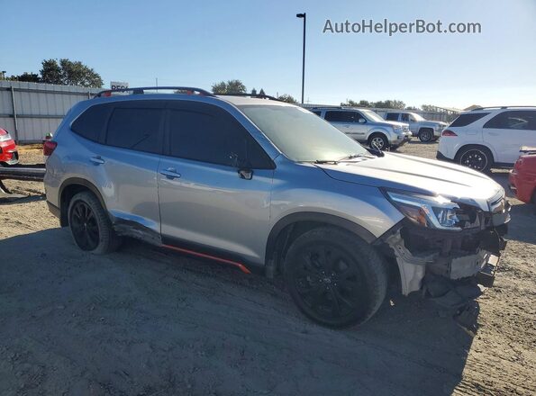JF2SKAJC1KH421300 2019 SUBARU FORESTER Silver Передня права чверть