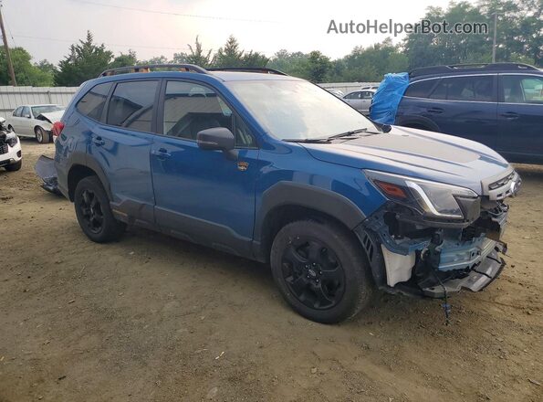 JF2SKAJC1RH521245 2024 SUBARU FORESTER Blue Przód prawy