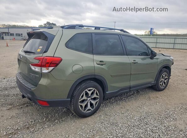 JF2SKAJC2MH561830 2021 SUBARU FORESTER Зеленый Задняя правая четверть