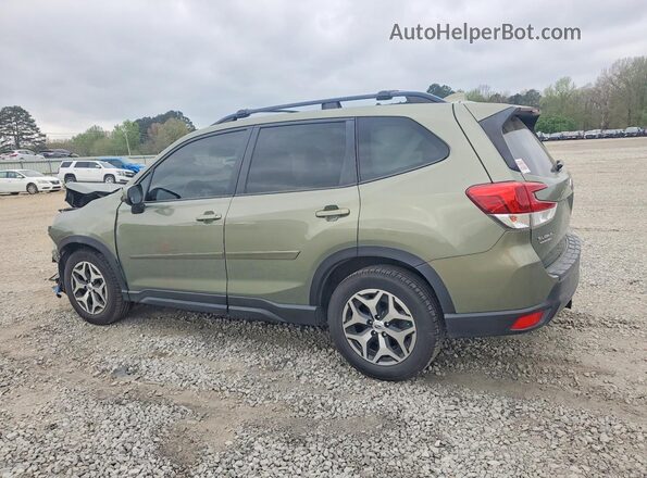 JF2SKAJC2MH561830 2021 SUBARU FORESTER Зеленый Задняя левая четверть