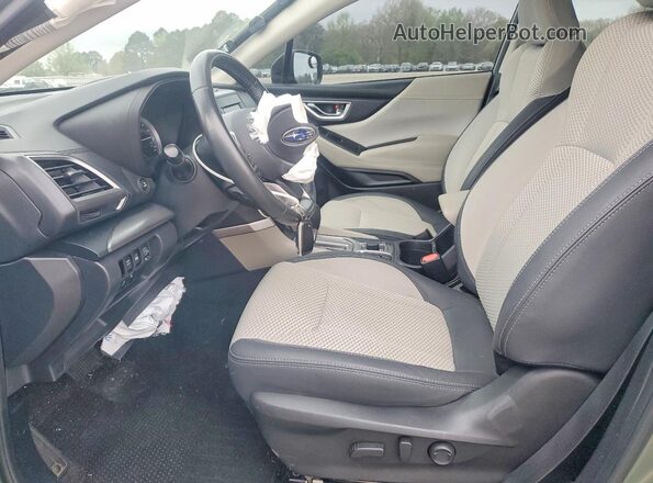 JF2SKAJC2MH561830 2021 SUBARU FORESTER Зеленый Вид салона спереди