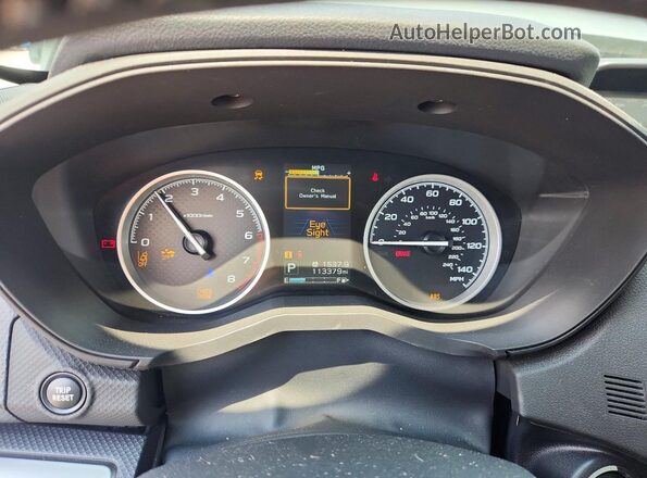 JF2SKAJC2MH588865 2021 SUBARU FORESTER Green Widok zestawu wskaźników