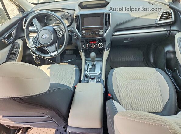 JF2SKAJC2MH588865 2021 SUBARU FORESTER Green Widok deski rozdzielczej