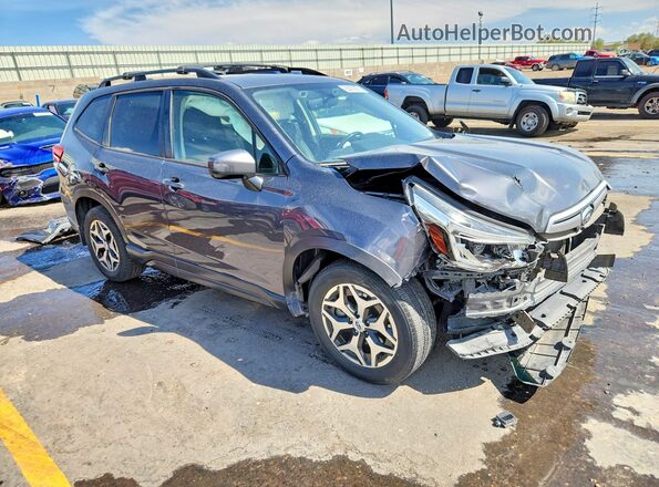 JF2SKAJC3MH448839 2021 SUBARU FORESTER Gray Delantero derecho