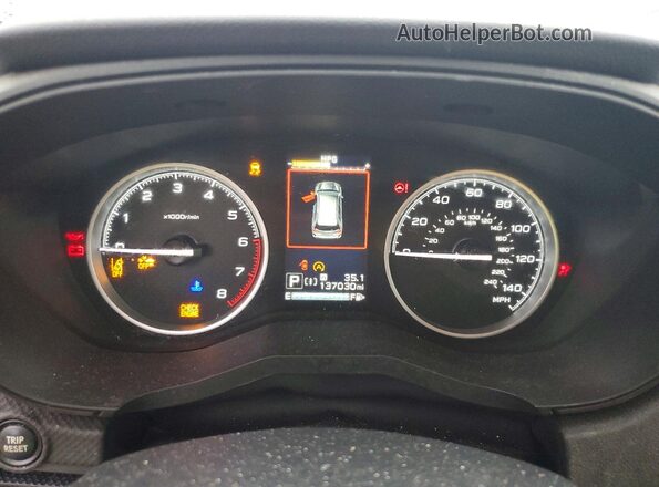 JF2SKAJC3MH463664 2021 SUBARU FORESTER Gray ხელსაწყოთა პანელის ხედი