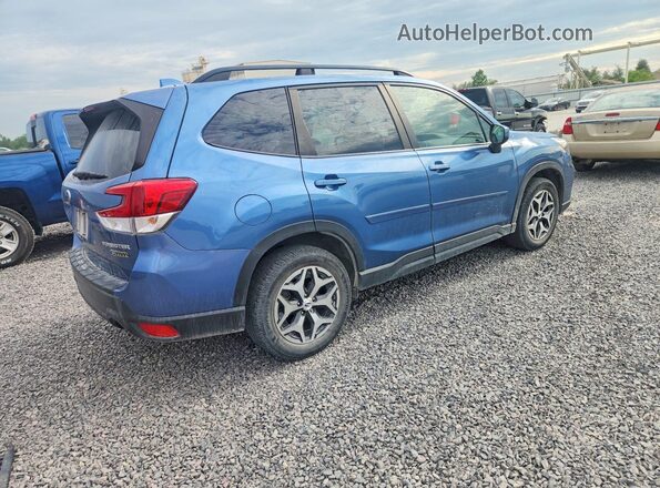 JF2SKAJC3MH491206 2021 SUBARU FORESTER Синий Задняя правая четверть