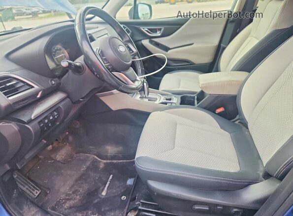 JF2SKAJC3MH491206 2021 SUBARU FORESTER Синий Вид салона спереди