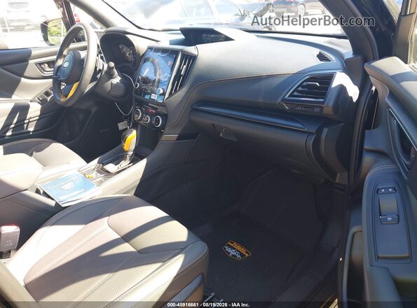 JF2SKAJC3SH404482 2025 SUBARU FORESTER Black Front interior view