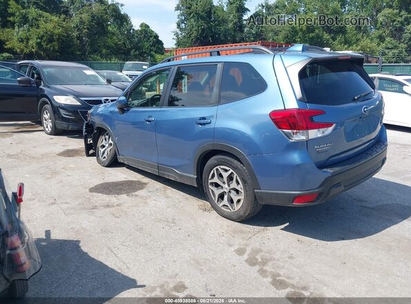 JF2SKAJC4LH527077 2020 SUBARU FORESTER Синий Задняя левая четверть