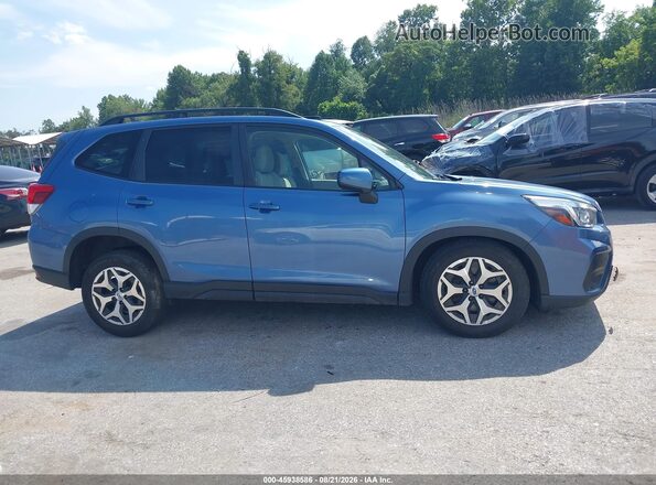 JF2SKAJC4LH527077 2020 SUBARU FORESTER Синий Вид задней части салона