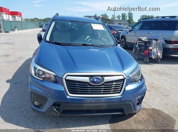JF2SKAJC4LH527077 2020 SUBARU FORESTER Синий Вид щитка приборов