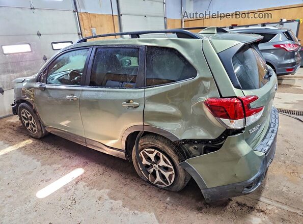 JF2SKAJC5LH529520 2020 SUBARU FORESTER Green Trasero izquierdo