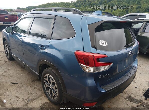 JF2SKAJC5MH437809 2021 SUBARU FORESTER Blue Trasero izquierdo