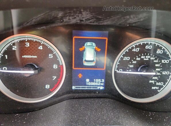 JF2SKAJC5MH446705 2021 SUBARU FORESTER Silver Widok zestawu wskaźników
