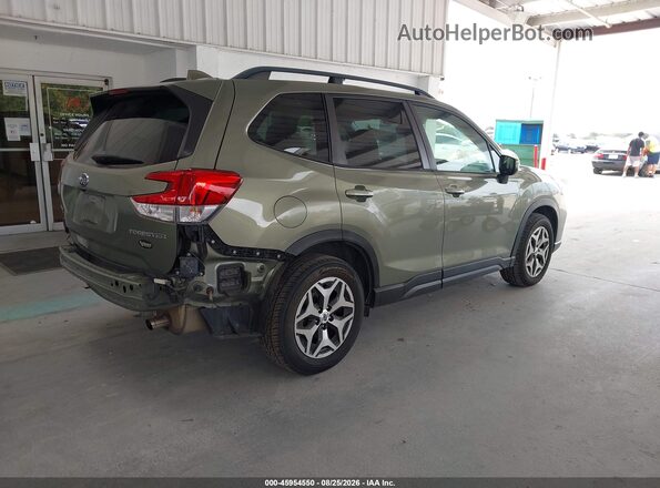 JF2SKAJC5MH453945 2021 SUBARU FORESTER Green უკანა მარჯვენა