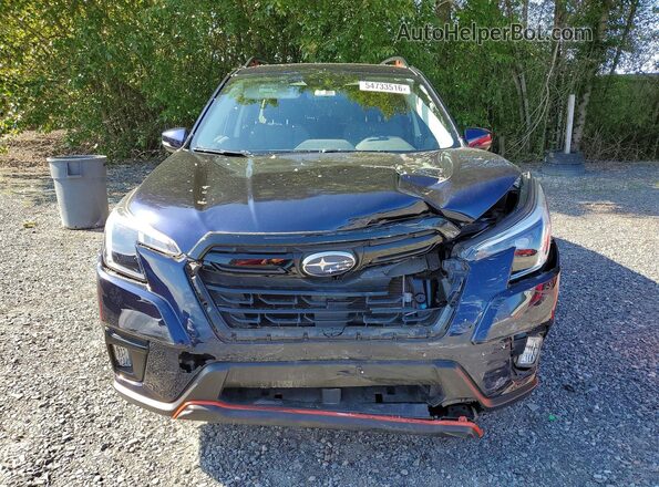 JF2SKAJC5NH485487 2022 SUBARU FORESTER Blue Vista frontal