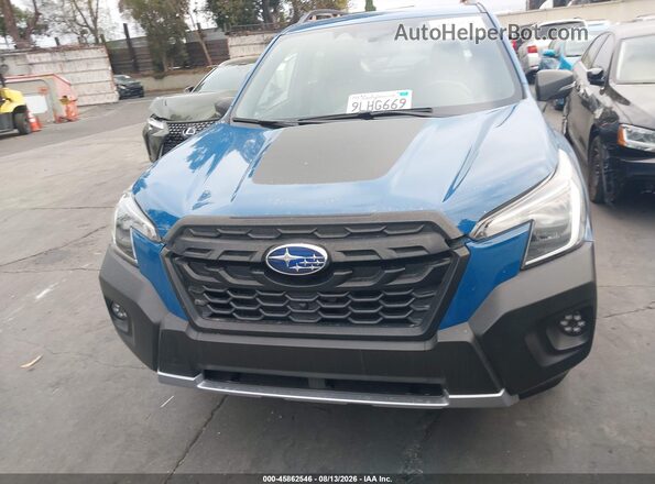 JF2SKAJC6RH420296 2024 SUBARU FORESTER Blue უკანა სალონის ხედი