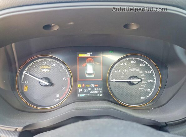 JF2SKAJC6RH527395 2024 SUBARU FORESTER Синий Вид щитка приборов