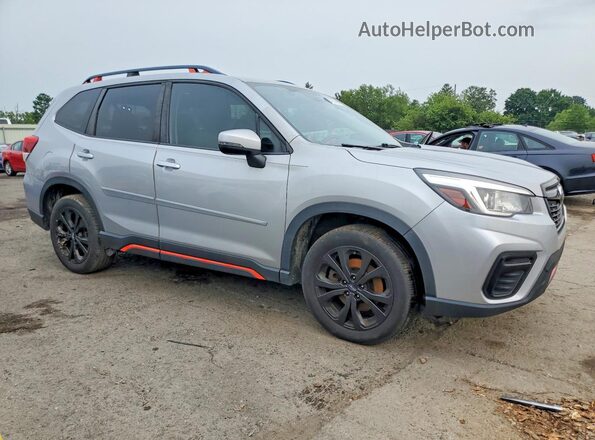 JF2SKAJC7KH438229 2019 SUBARU FORESTER Gray Front right