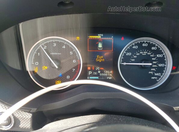 JF2SKAJC7MH416332 2021 SUBARU FORESTER Silver Instrument cluster view