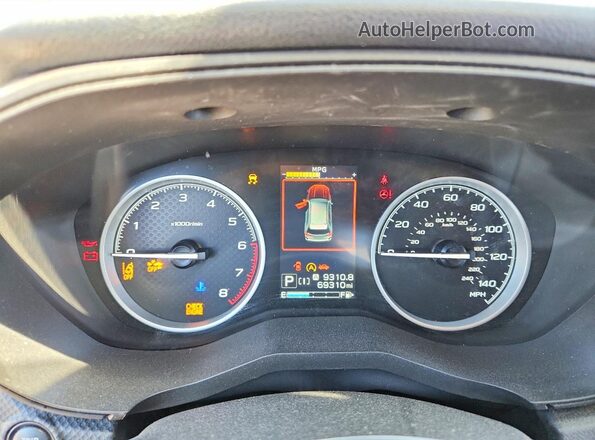 JF2SKAJC7MH450545 2021 SUBARU FORESTER Black Vista del cuadro de instrumentos