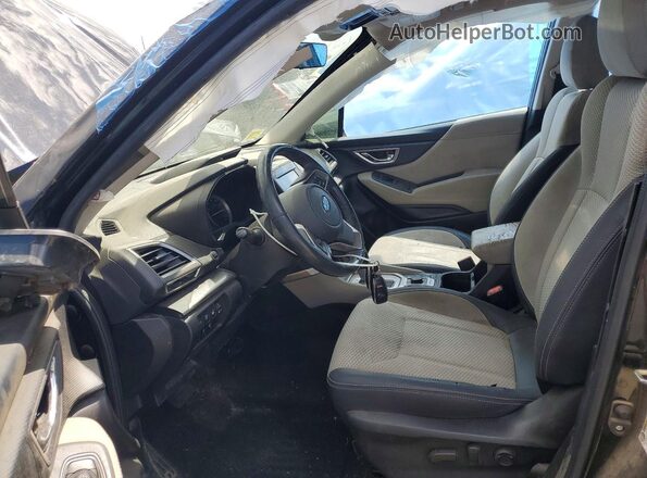 JF2SKAJC7MH455423 2021 SUBARU FORESTER Black Вид салону спереду